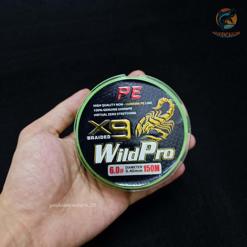 Dây dù câu cá PE Lure X9 WildPro dài 150m