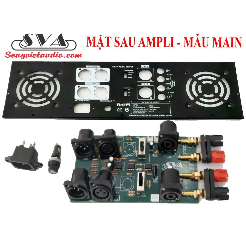 MẶT SAU AMPLI MẪU MAIN PA2400 2 KÊNH