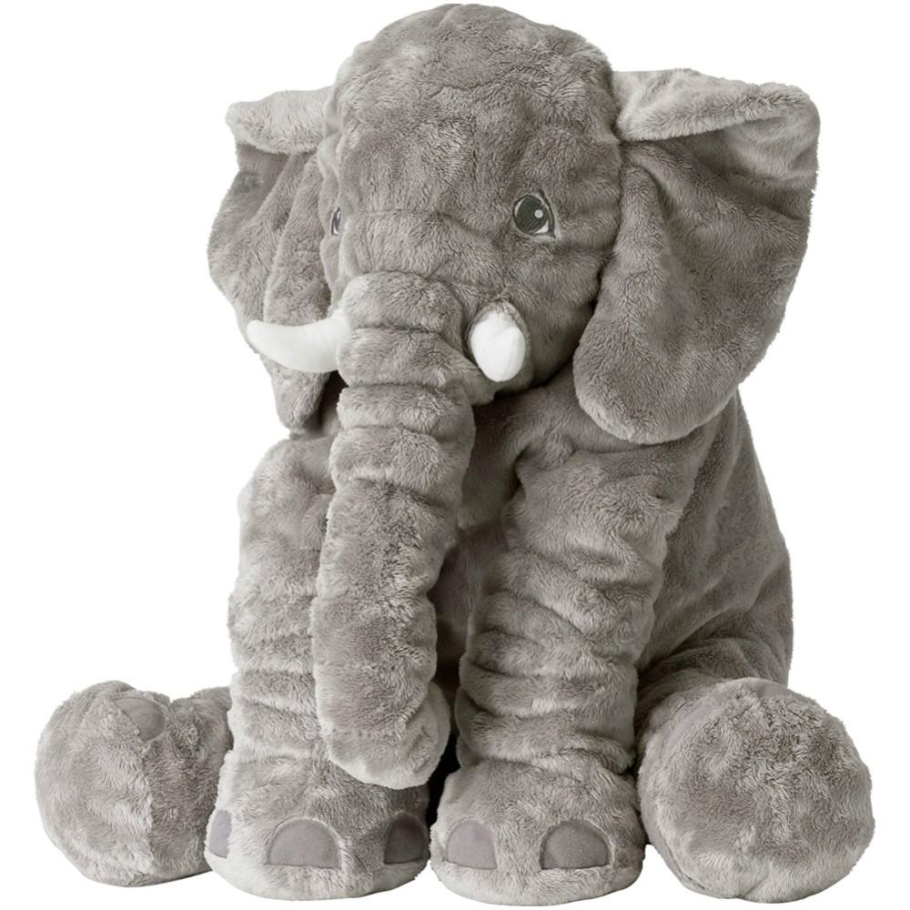Hoạt Hình 40Cm Lớn Sang Trọng Tai Voi Đồ Chơi Trẻ Em Ngủ Đệm Lưng Nhồi Bông Gối Búp Bê Bé Món Quà Sinh Nhật Cho