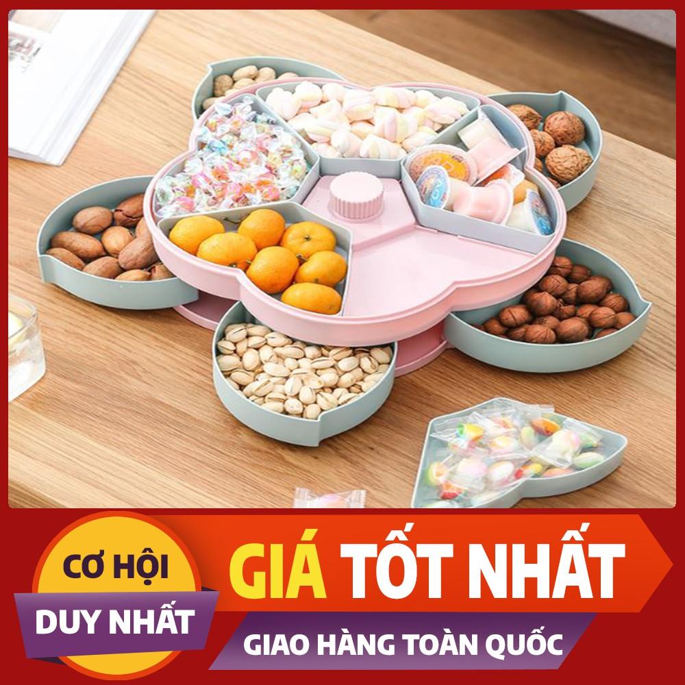 KHAY MỨT NẮP TRONG 2 TẦNG HOA MAI 10 CÁNH SIÊU HOT