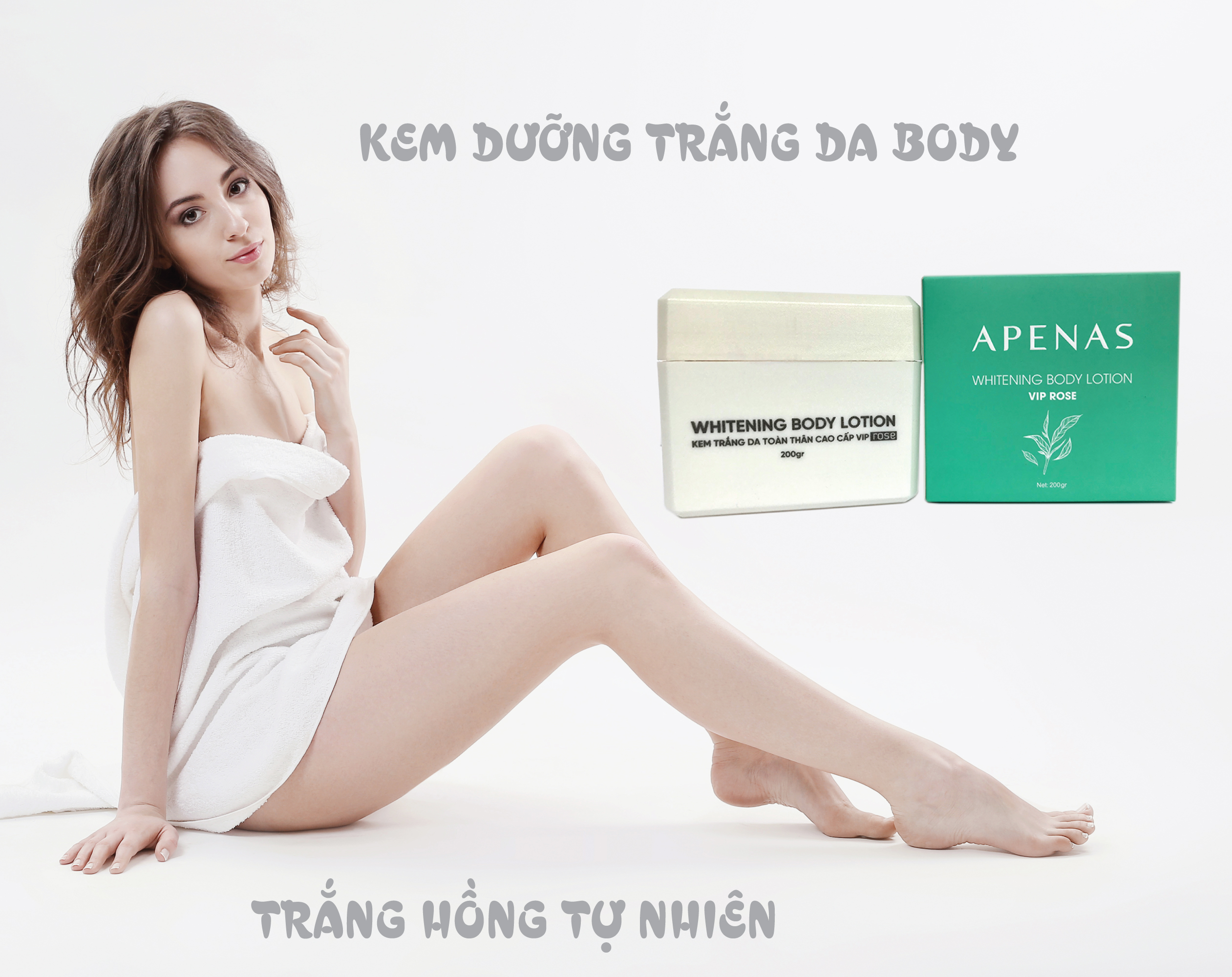 Kem dưỡng trắng da Body Apenas