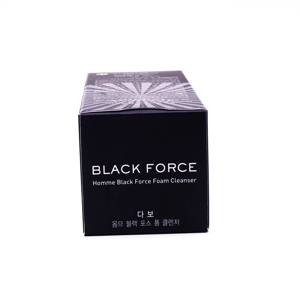 Sữa rửa mặt dành cho phái mạnh ngừa mụn tối ưu Hàn Quốc Dabo Black Force – For Men – Hàng chính hãng.