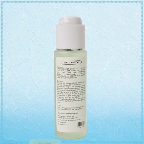 Nước Toner Bạc Hà Se Khít Lỗ Chân Lông, Mịn Da, Bù Nước Dr. Lacir 100ml