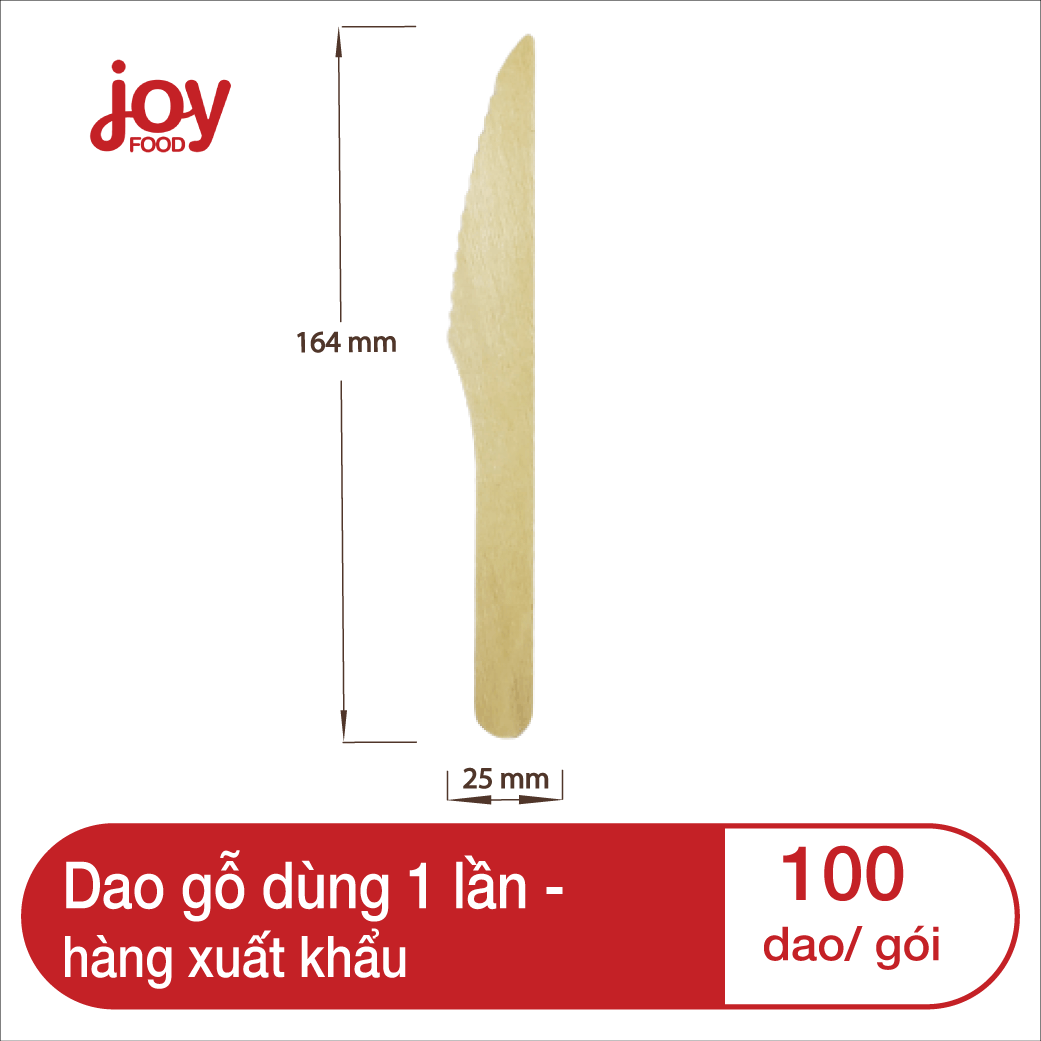 Combo 100 dao gỗ dùng 1 lần - hàng xuất khẩu