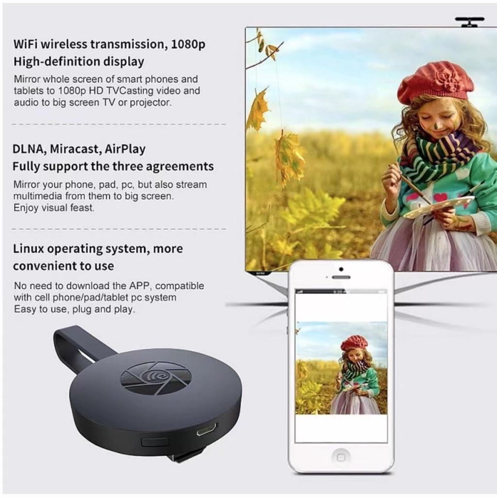 Google Chromecast 3 Nguyên Thế Hệ Thứ Ba Full HD Đen 3rd Thế Hệ Nhập Khẩu Từ Mỹ ^ MK ^