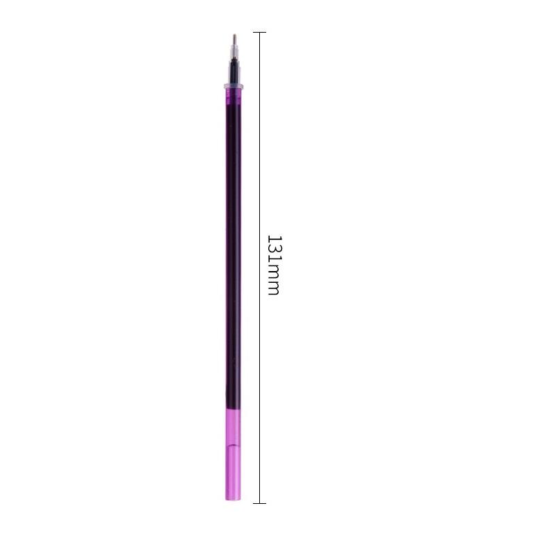 Hộp 20 Ruột bút gel Deli G36-PR nét 0.5mm dài 13cm - Mực tím