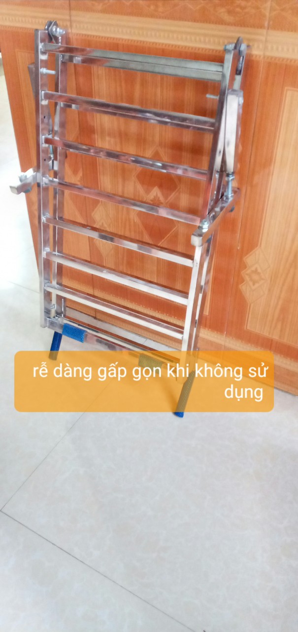 cầu dắt xe inox 100% kích thước 130x40cm