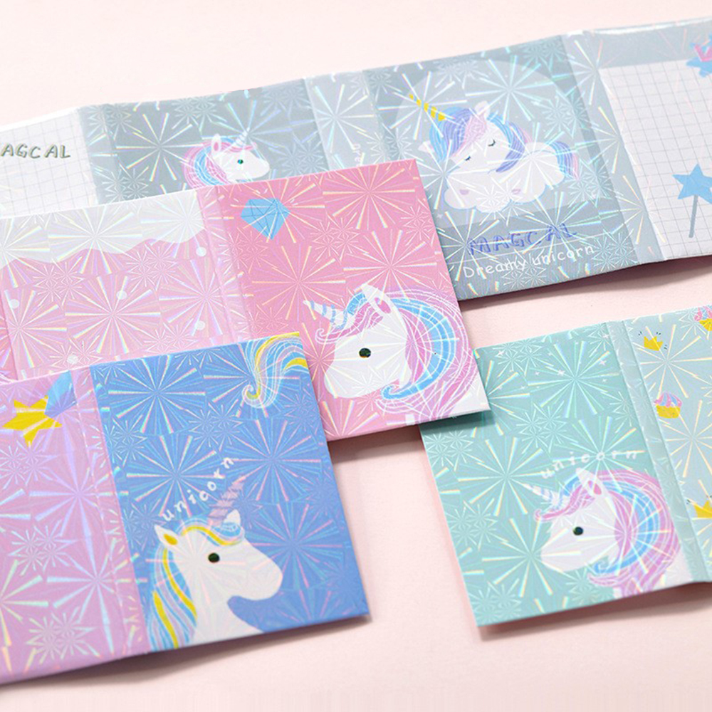 Sổ giấy note Dreamy UNICORN - màu ngẫu nhiên