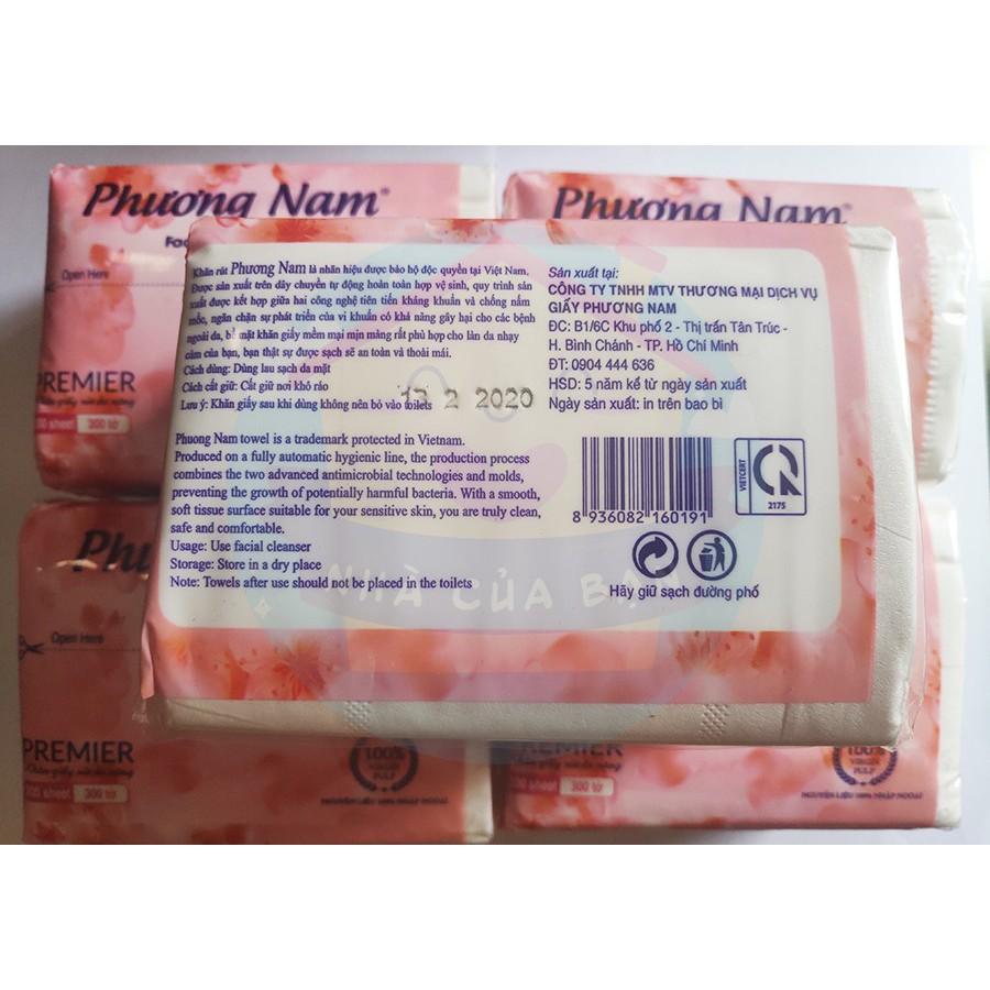 Khăn giấy rút đa năng 300 tờ Phương Nam Premier loại mới