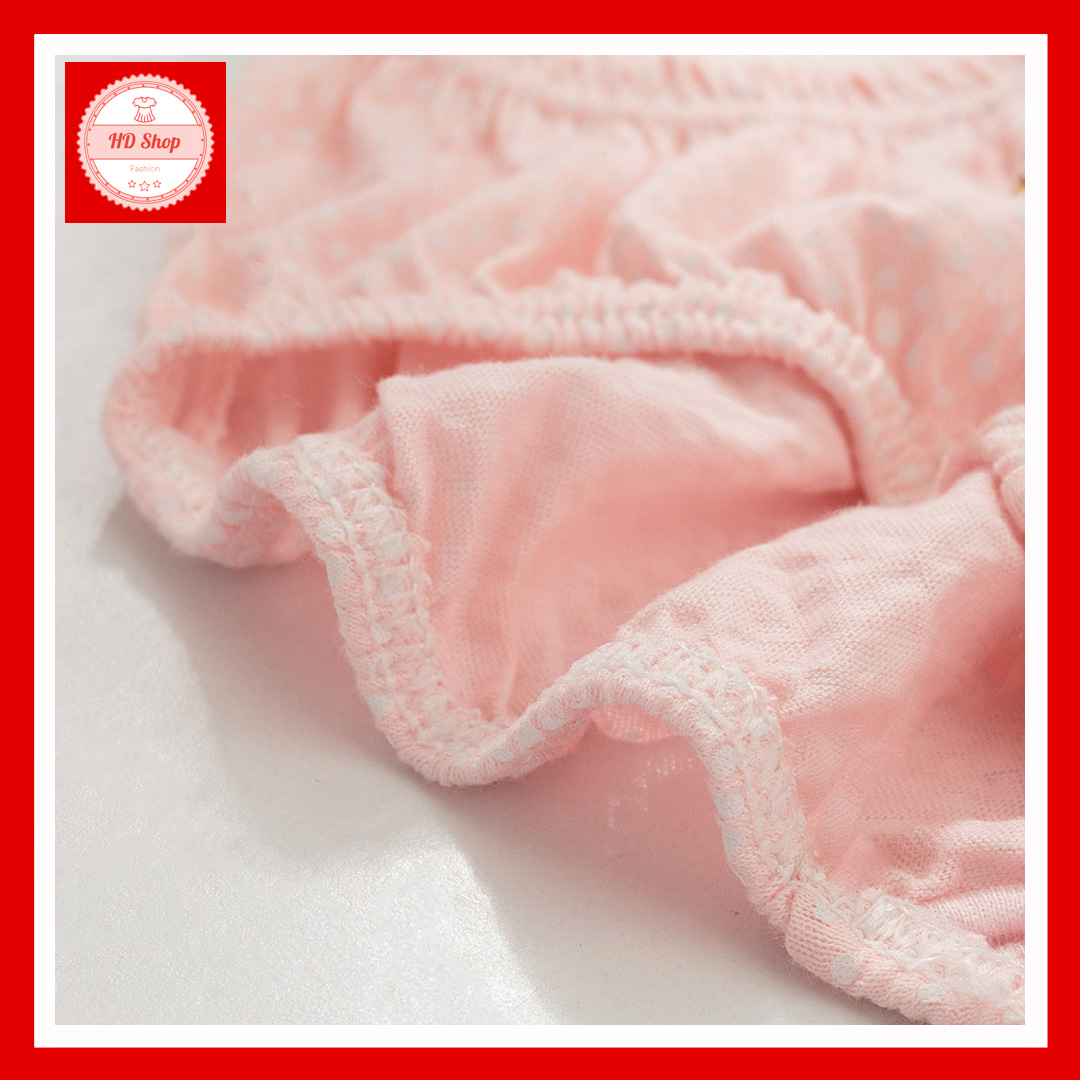 Quần chíp bé gái, set 5 chiếc quần lót bé gái Kháng Khuẩn hàng xuất Hàn Quốc dành cho bé từ 3-10 tuổi 100% Cotton
