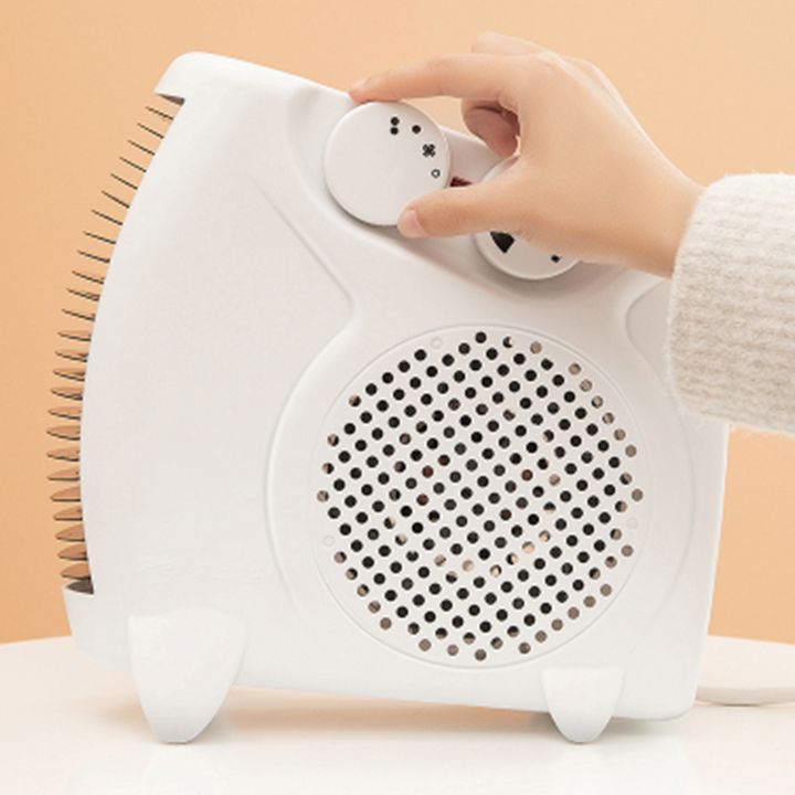 Quạt Sưởi Đa Năng Mùa Đông - Máy Sưởi Ấm Mini Mẫu Mới, Quạt Sưởi Ấm 2 Chiều An Toàn Tiết Kiệm Điện