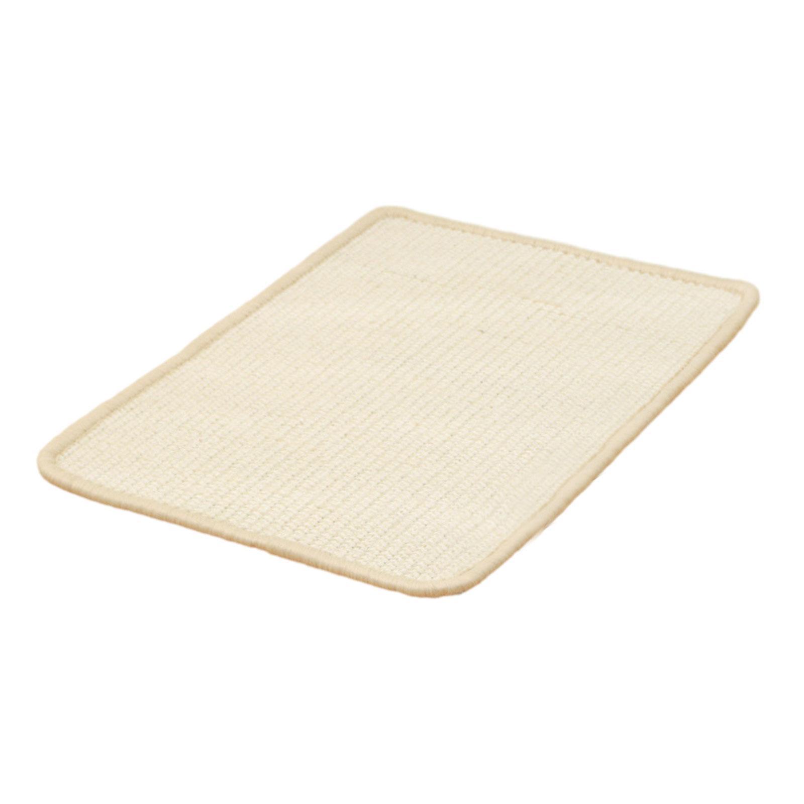 Cat Scratch Mat, Cat Floor Scratching Pad, Wear Resistant Horizontal Sisal Cat Scratching Pad for Bed Carpet Couch Sofa