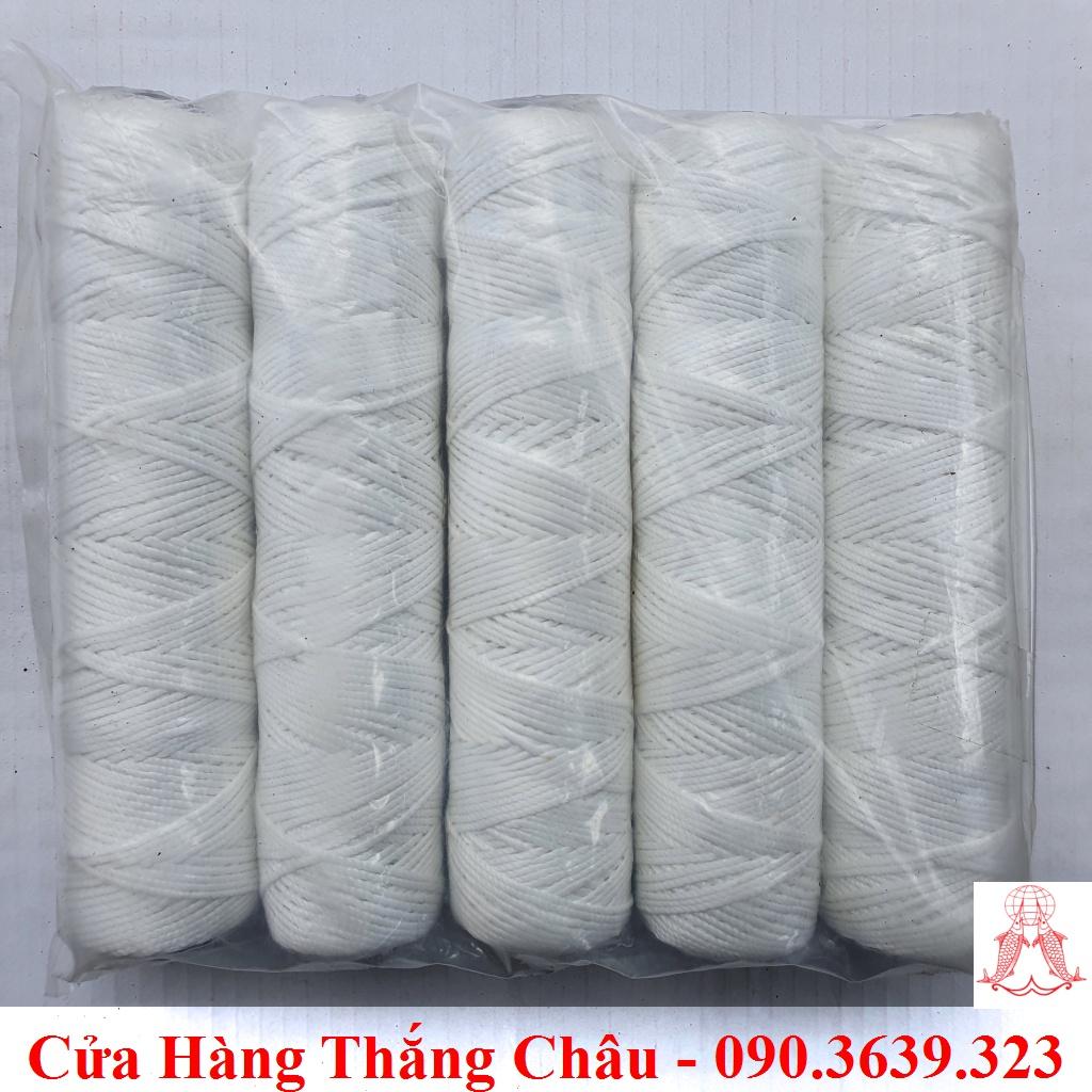 Chỉ Hai Con Cá - 1 Cuộn Nhợ Thợ Hồ Xây Dựng, Chỉ Diều - Nhiều Số