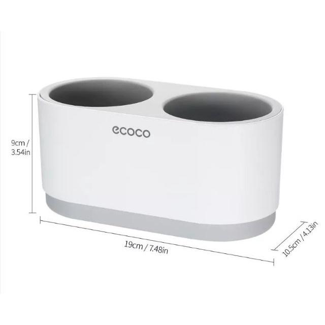 Cốc cắm lược, máy sấy tóc dán tường ECO CO