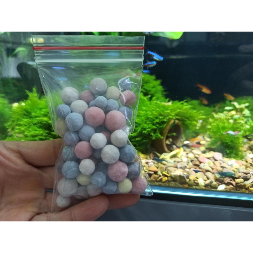 Khoáng Viên BEEBALL size to dành cho tép cảnh-bổ sung các Khoáng cho tép-nền trồng cây-Đồ chơi tép -Hang tép-shopleo