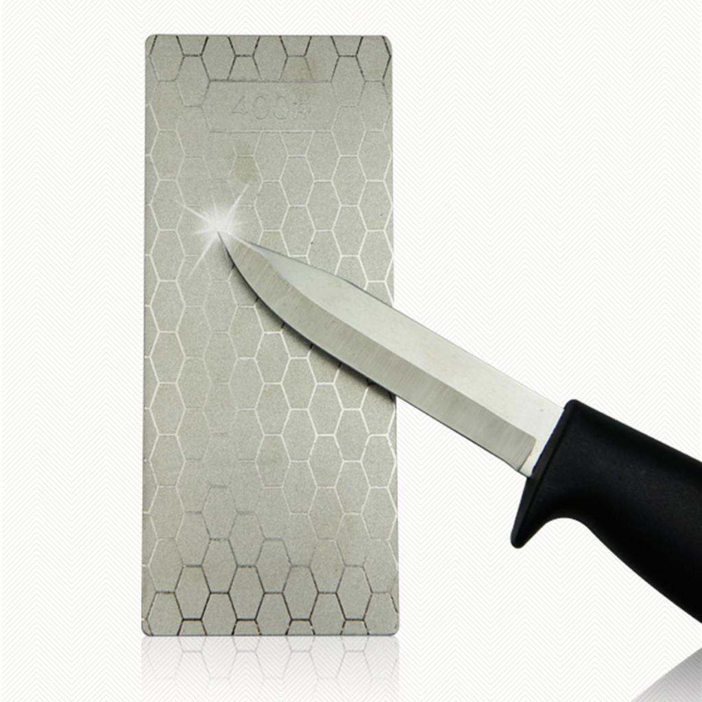 Single Sided Diamond Sharpener Stone Sharpening Whetstone Tool 400 Grits 2x