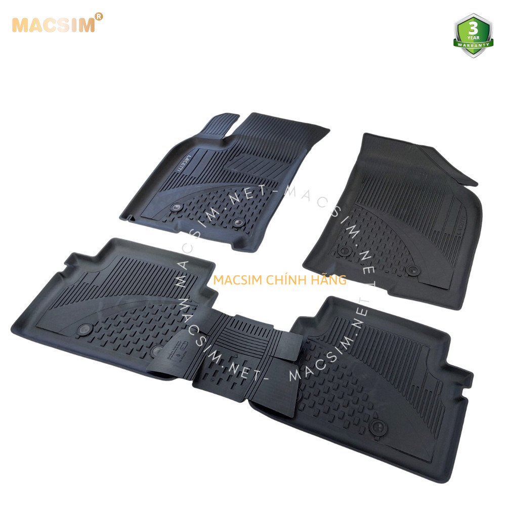 Hình ảnh Thảm lót sàn ô tô nhựa TPE Silicon Chevrolet Lacetti 2009- nay Black Nhãn hiệu Macsim
