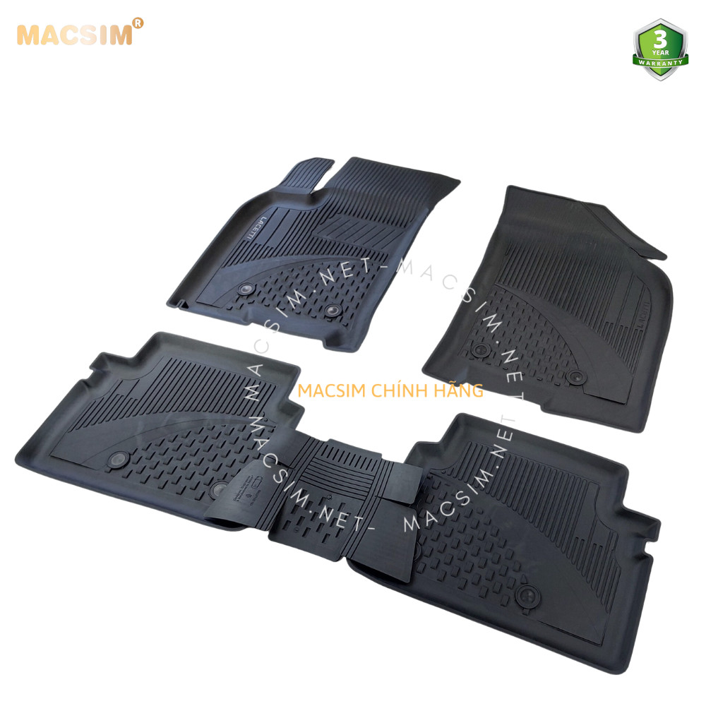 # Lacetti, Thảm lót sàn ô tô nhựa TPE Silicon Chevrolet Lacetti 2009- nay Black Nhãn hiệu Macsim