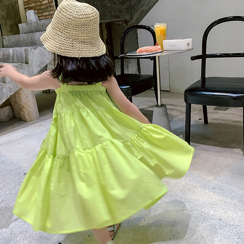 Đầm xòe cho bé phong cách tiểu thư từ 11-23kg - Đầm bé gái xinh xắn dạo phố hoặc đi biển
