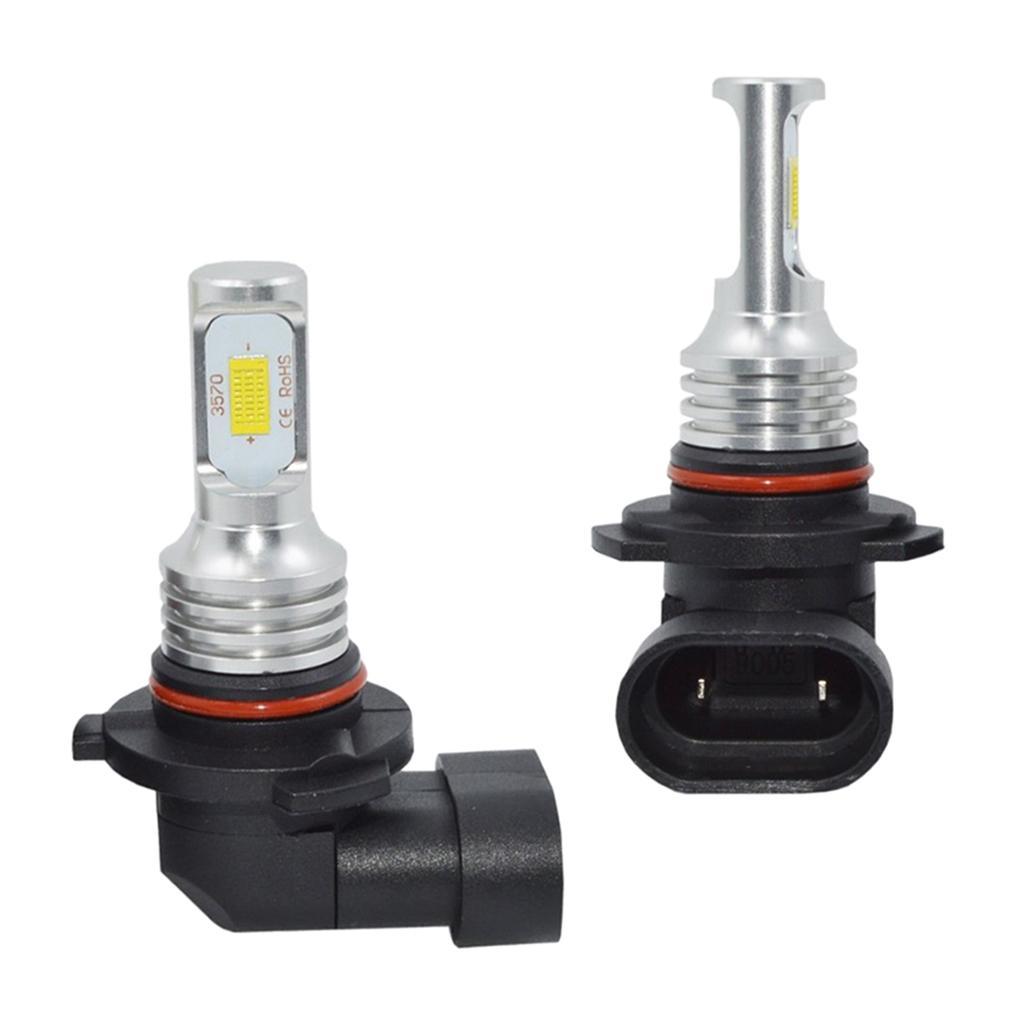 2x2 Pieces 9006 3570 LED 80W LED Foglights Bulb Kit High/Low Beam