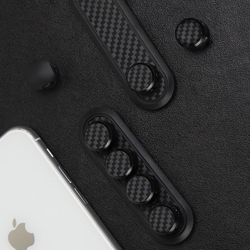 Thuận lợi nhất kết cấu sợi carbon đường hút từ tính tổ chức dòng clip dòng dữ liệu trung tâm lưu trữ quà tặng sáng tạo máy tính để bàn dòng hoàn thiện thẻ