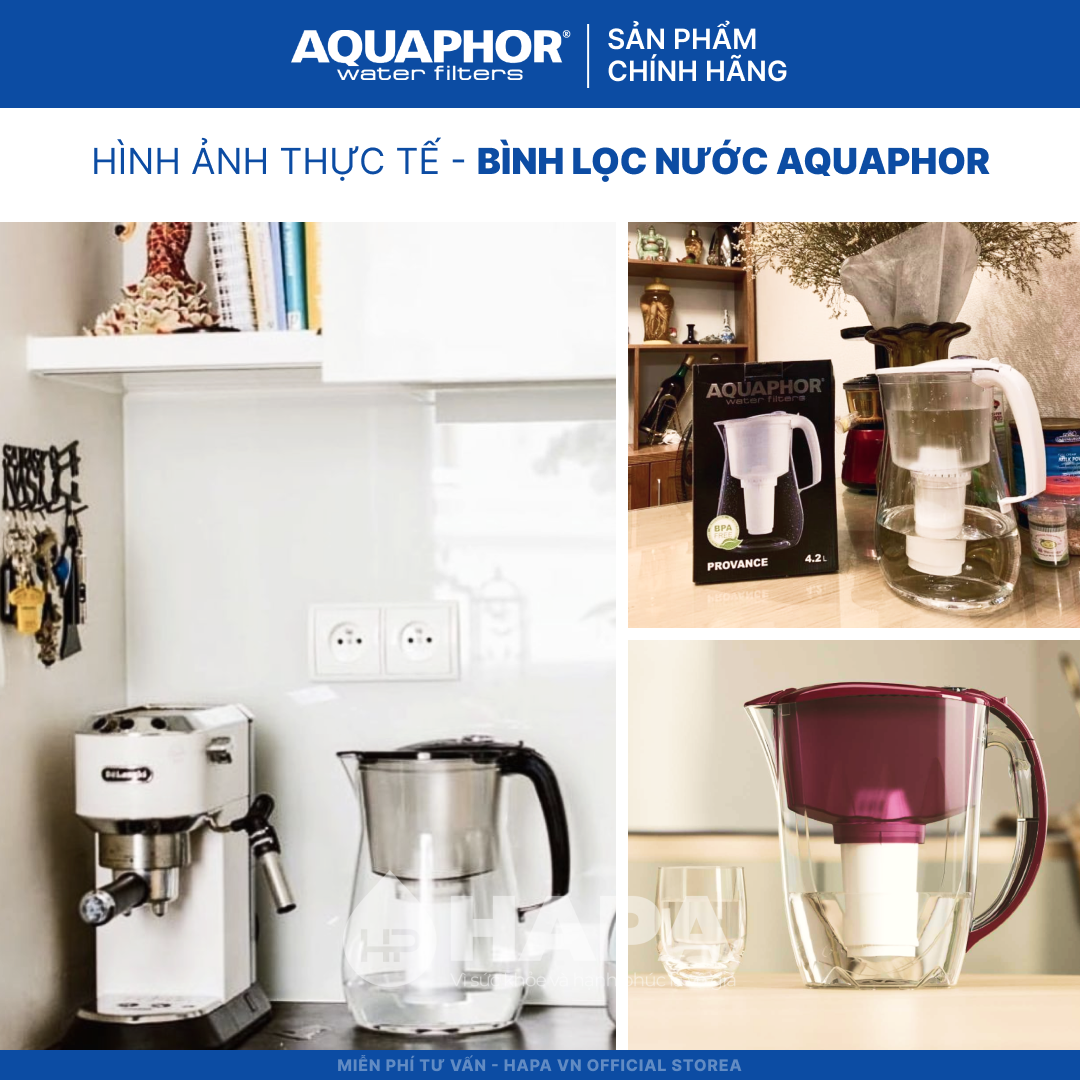 Bình Lọc Nước Uống AQUAPHOR Prestige, Provance (Provence) - Hàng Chính Hãng, Nhập khẩu Châu Âu