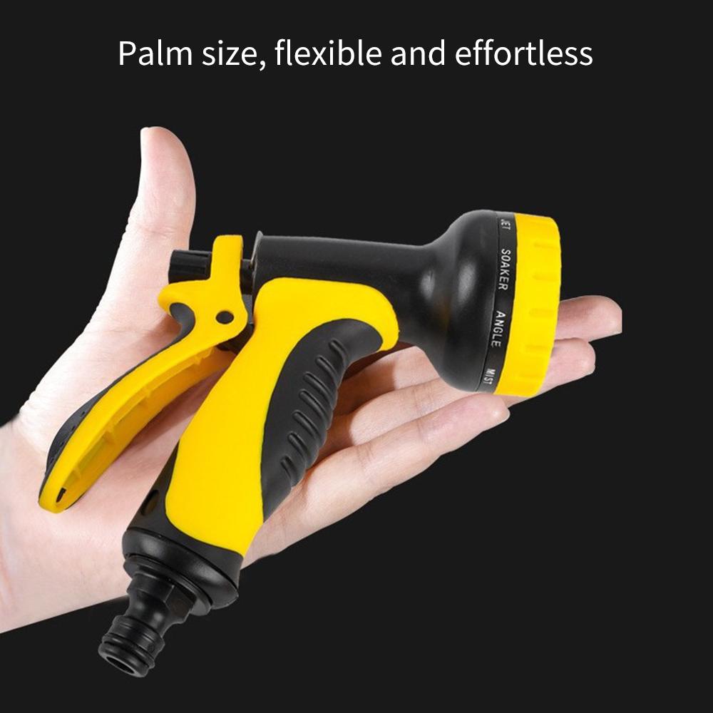 Garden Hose Nozzle Multi-functional Adjustable Nozzle High Pressure Hose Water Sprinkler Nozzle 10 Spray Modes