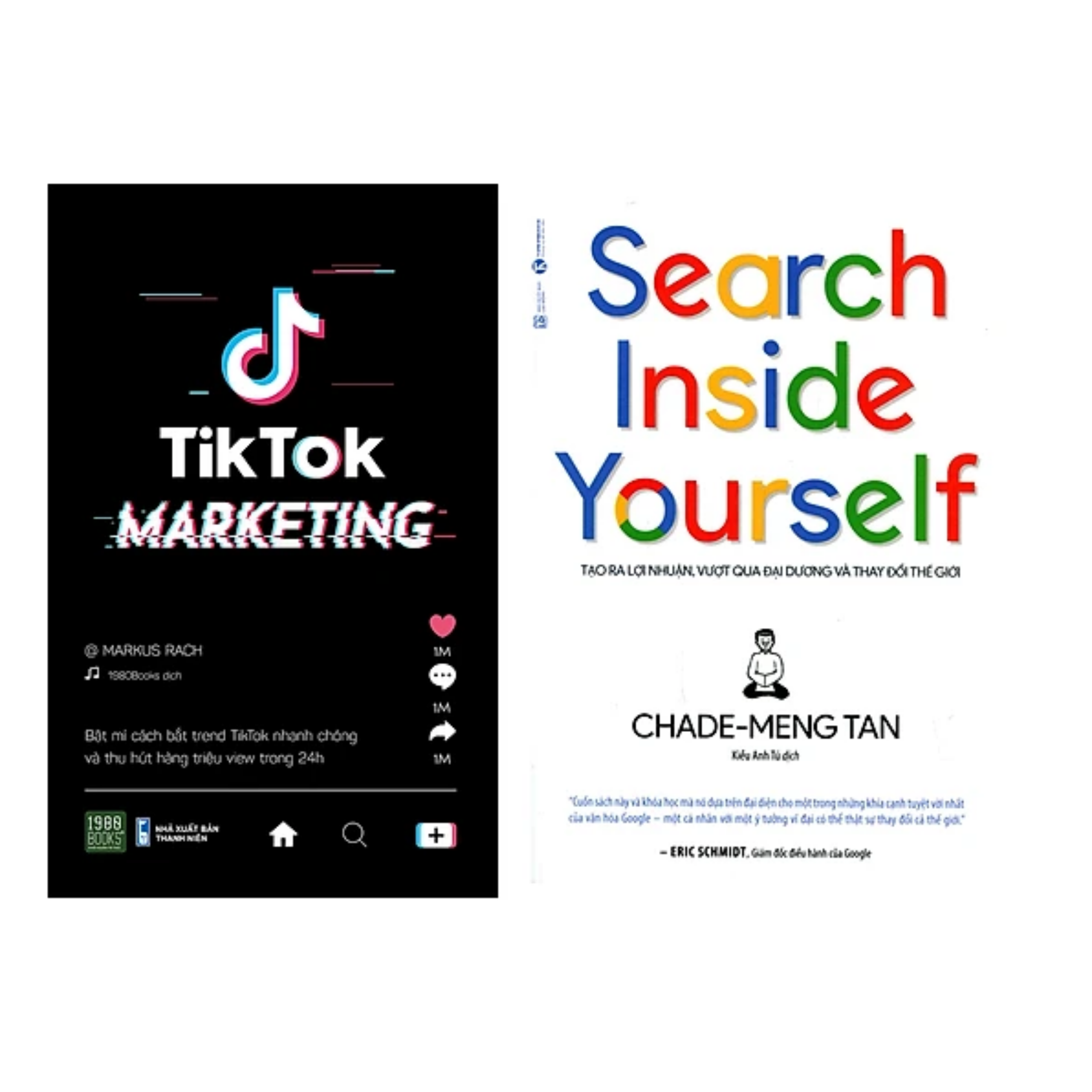 Combo 2 cuốn sách Marketing - Bán Hàng : Search Inside Yourself - Tạo Ra Lợi Nhuận Vượt Qua Đại Dương Và Thay Đổi Thế Giới (Tái Bản) + Tiktok Marketing