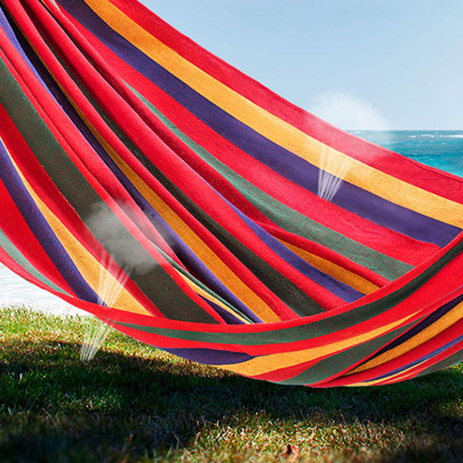 60 #2 Người Võng Cắm Trại Làm Dày Đu Ghế Ngoài Trời Treo Giường Vải Bố Hình Hoa Đính Đá Không Kèm Móc Đứng 200*150Cm