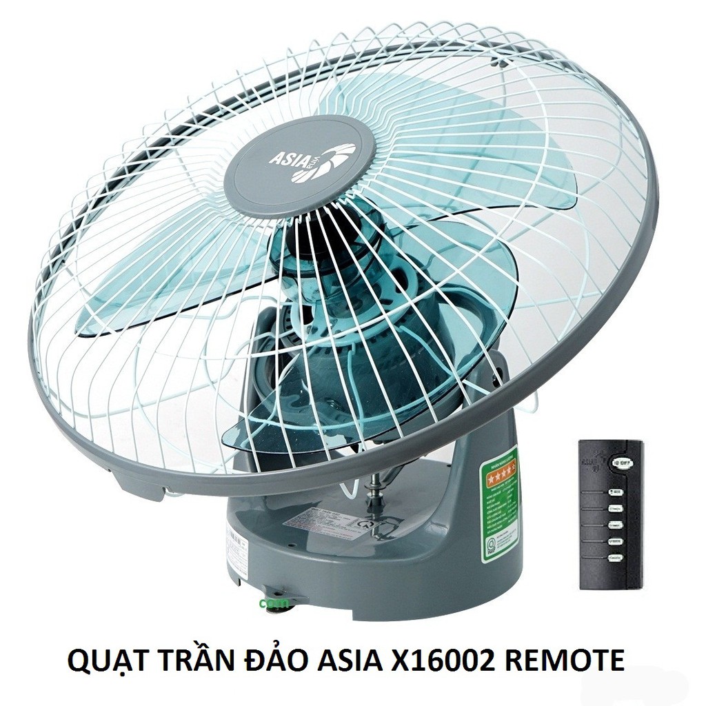 Quạt đảo trần Asia X16002 có điều khiển từ xa công suất 55W - Hàng chính hãng