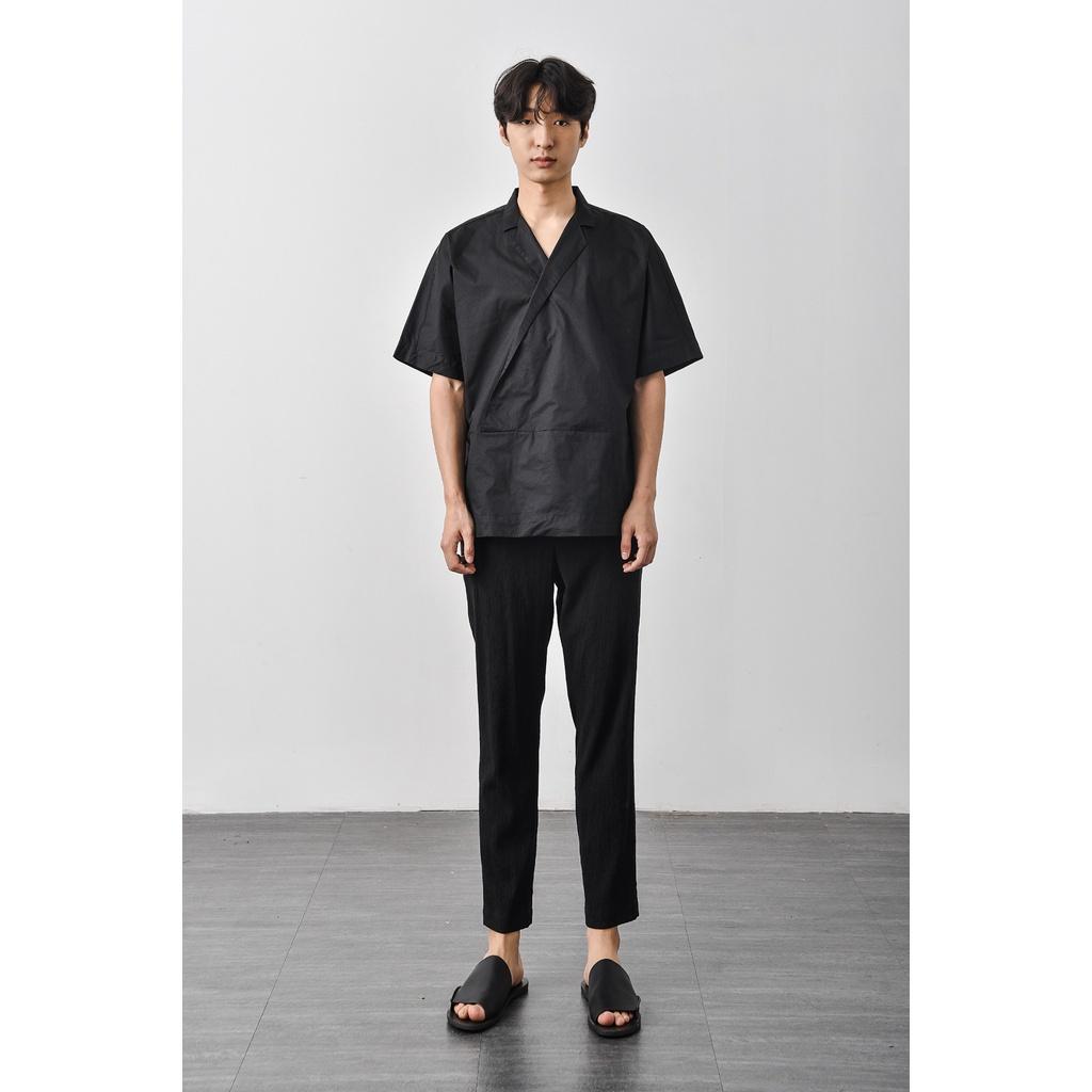 Áo sơ mi tay ngắn, Kimono. LOOSE form - Routine 10S21SHS019