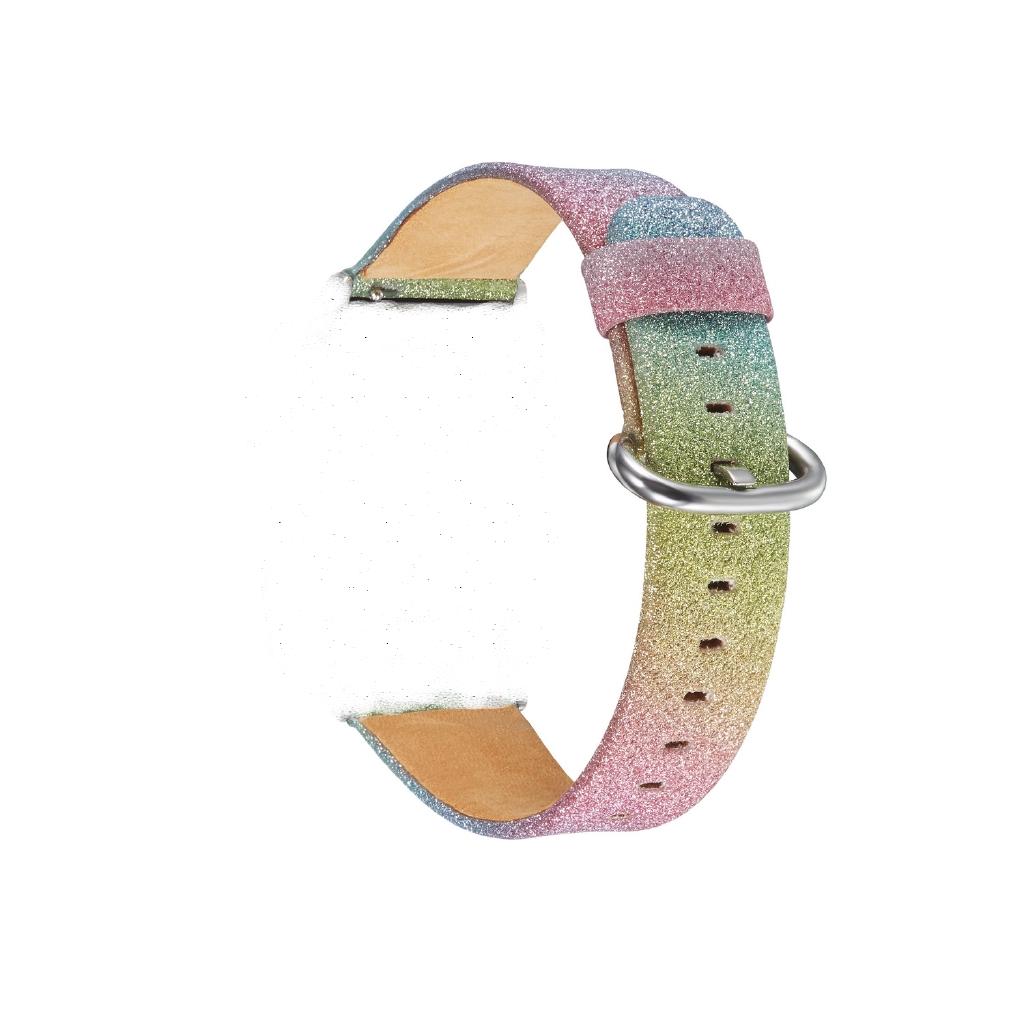 Dây Đeo Thay Thế Chất Liệu Da Lấp Lánh Thiết Kế Nhiều Lỗ Cho Huami Amazfit Pace