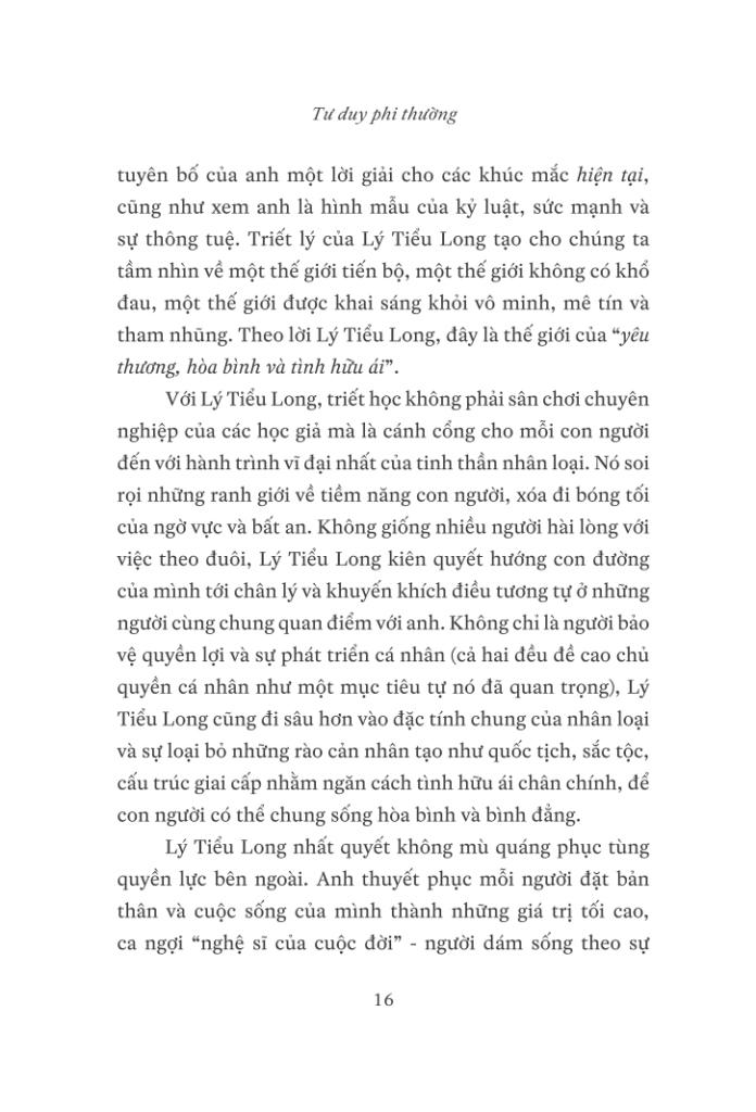 Sách Tư Duy Phi Thường: Minh Triết Cho Đời Sống Thường Nhật