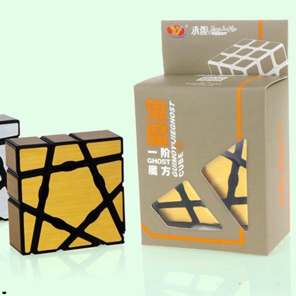 Rubik Biến Thể Rubik Ghost Mirror Cube YongJun 1x3x4 Khối Lập Phương Rubik Vàng Gold