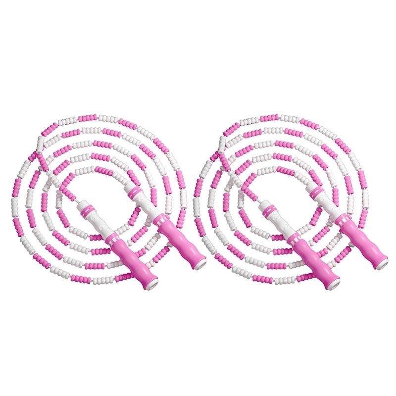 2 Gói Nhảy Dây 2.8M Tre Dây Nhảy DIY Bỏ Qua Dây Có Thể Điều Chỉnh Dây Nhảy Cho Người Lớn Trẻ Em Thể Dục Tập Thể Dục