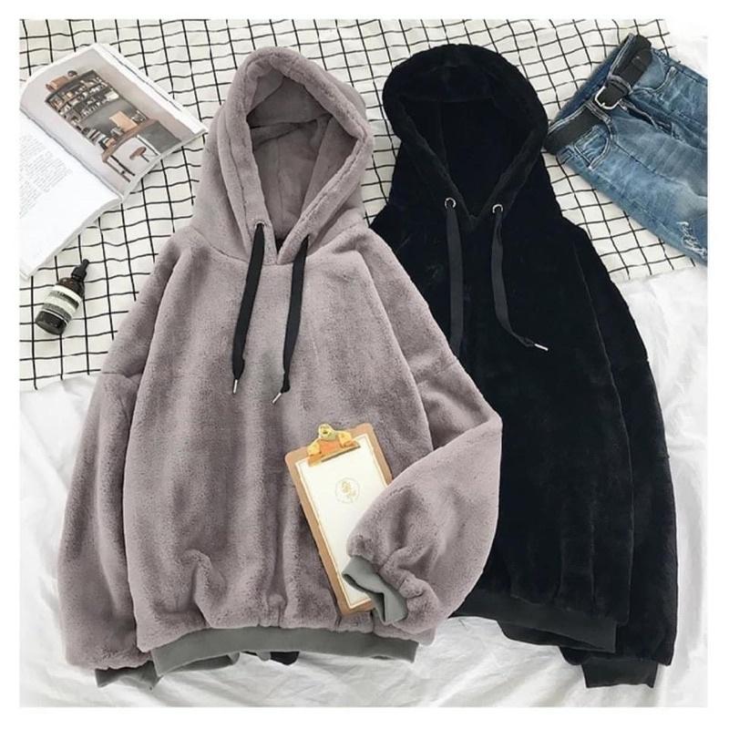 ◄❈✿ÁO LÔNG HOODIE NAM NỮ UNISEX CỪU MƯỢT MÀ SIÊU ẤM PHONG CÁCH ULZZANG HÀN QUỐC