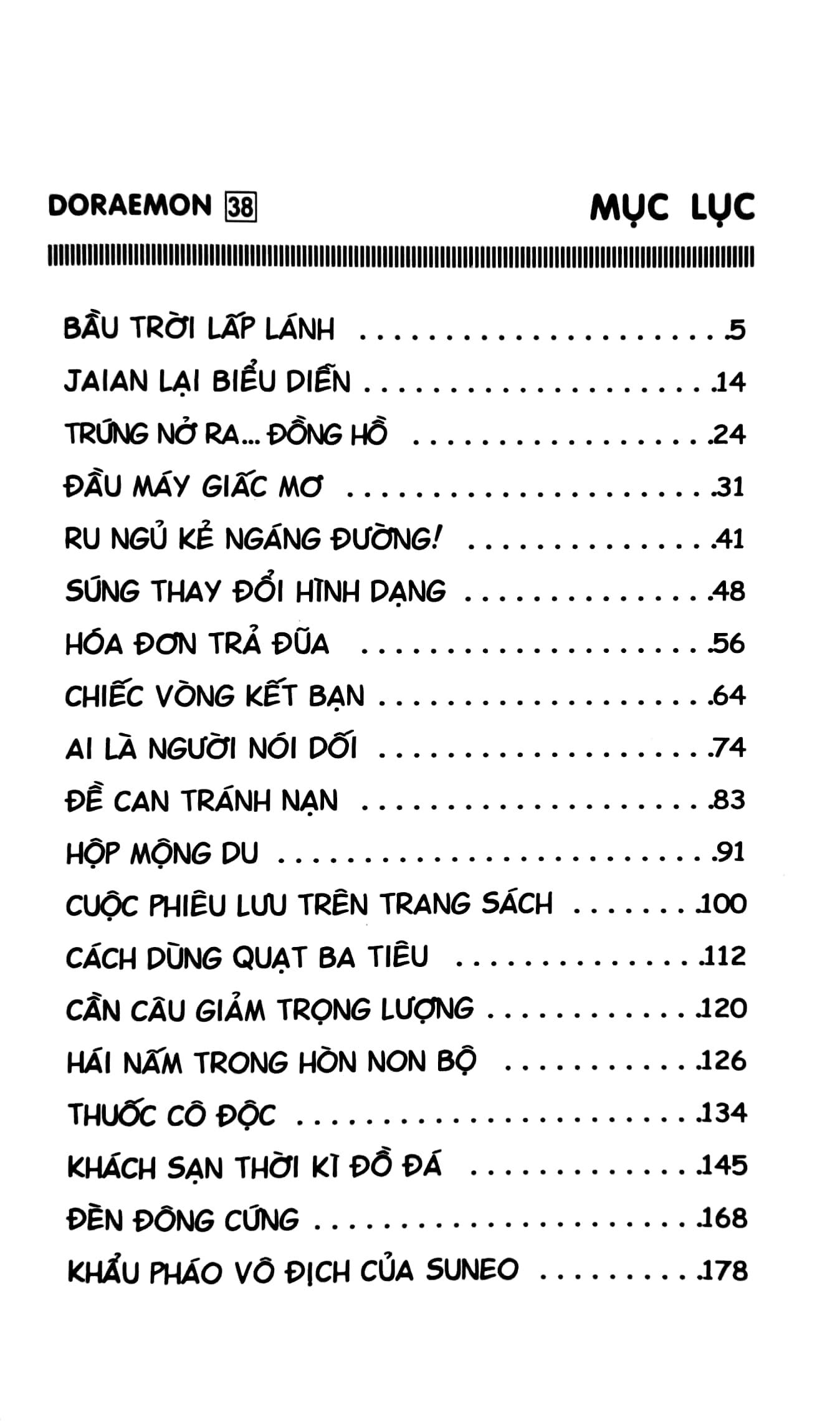 Doraemon - Chú Mèo Máy Đến Từ Tương Lai - Tập 38 (Tái Bản 2023)