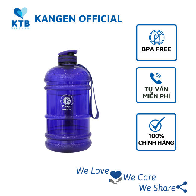 Bình nước chống tia UV 2L2 BPA free - KANGEN KTB VIET NAM