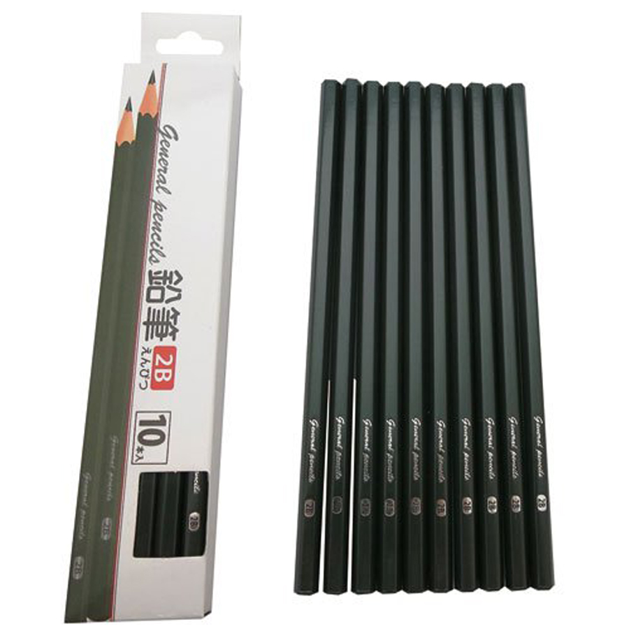 Bút chì mềm 2B cao cấp - Hàng nội địa Nhật