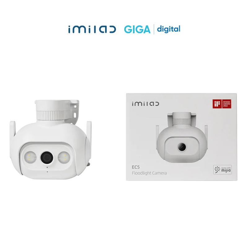 Camera giám sát Imilab EC5 xoay 360 độ, nhìn xuyên đêm, kết nối app Mihome - Camera giám sát ngoài trời - Hàng nhập khẩu