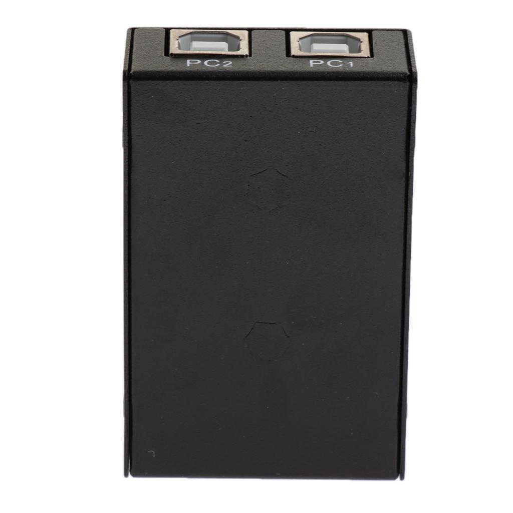 USB 2.0 Manual Sharing Switch KVM Selector 2Ports HUB For PC Scanner Printer