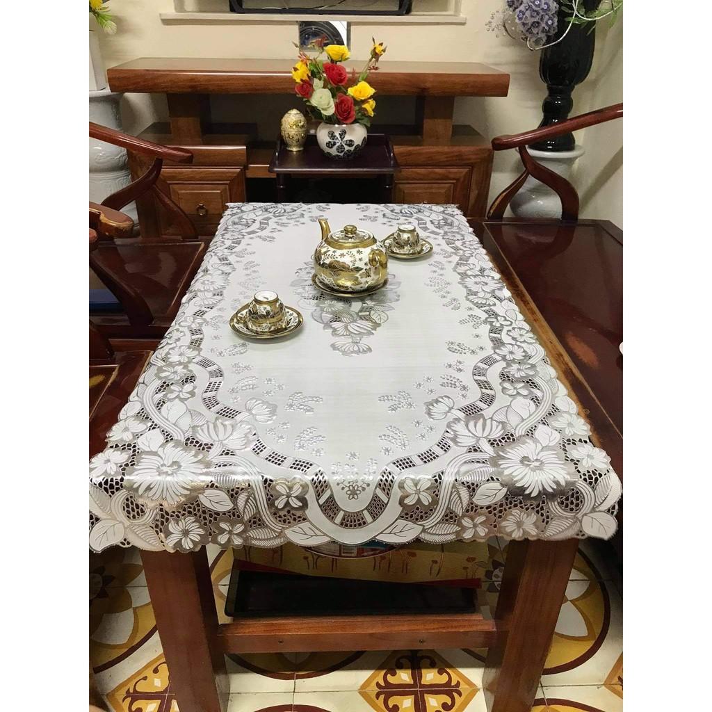 Khăn trải bàn 60x120cm Ren Hoa - 