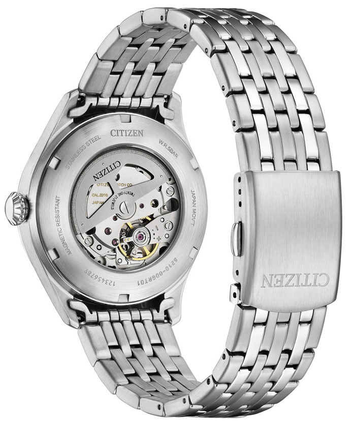 Đồng Hồ Nam Citizen Automatic Dây Kim Loại NJ0240-55L - Mặt Xanh (40mm)