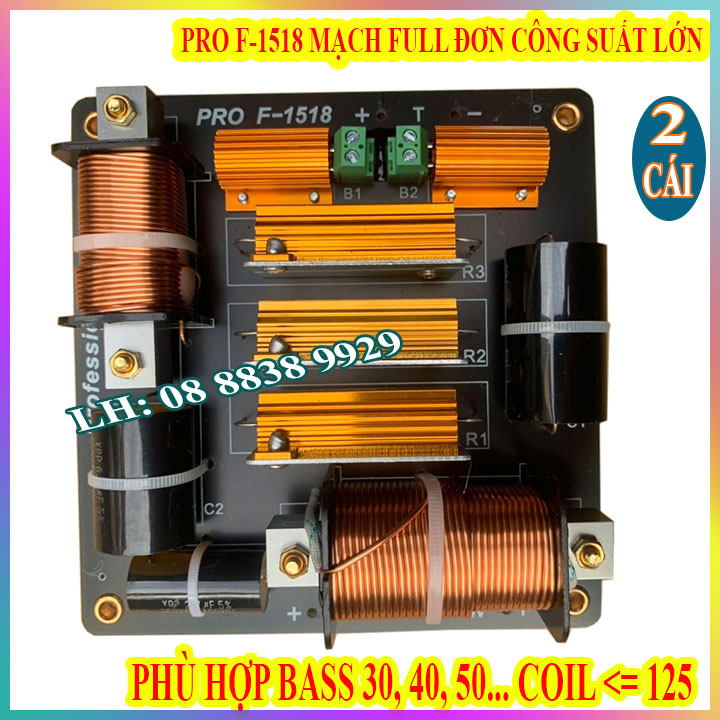 CẶP MẠCH PHÂN TẦN PRO F-1518 FULL ĐƠN CAO CẤP - GIÁ 2 MẠCH