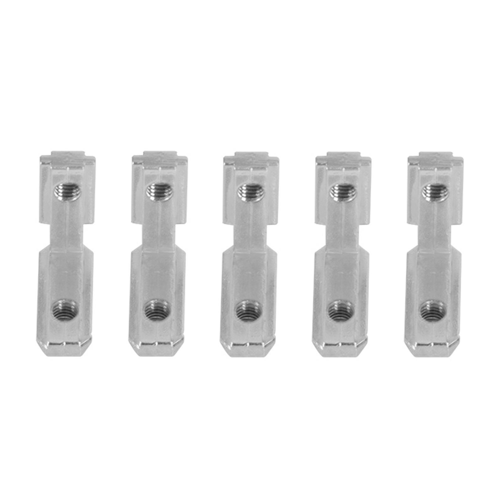 10Pcs L Bracket Corner Brace Copper Support Connector Bracket for 3D Printer