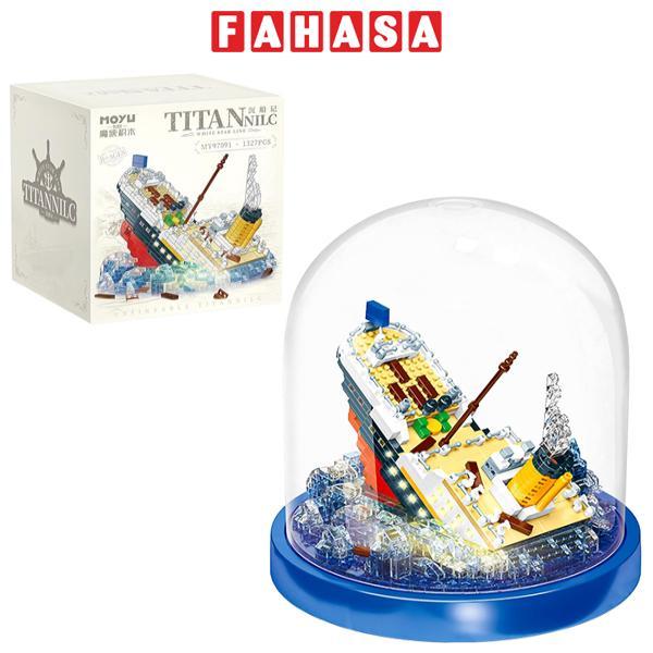 Đồ Chơi Lắp Ráp Mô Hình Tàu Titanic Tình Yêu Bất Diệt - Moyu 97091 (1327 Mảnh Ghép)