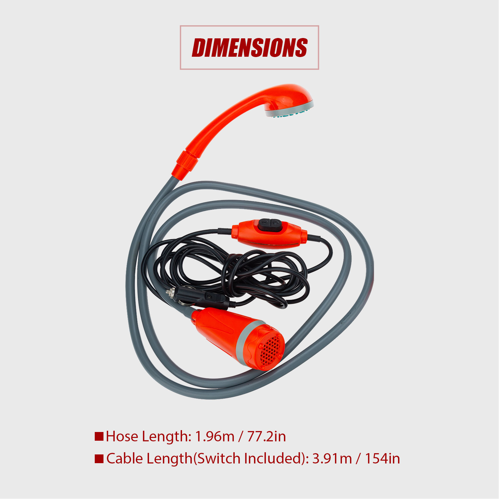 Vòi Sen Di Động Với Máy Bơm Nước Cho Thú Cưng Đi Du Lịch