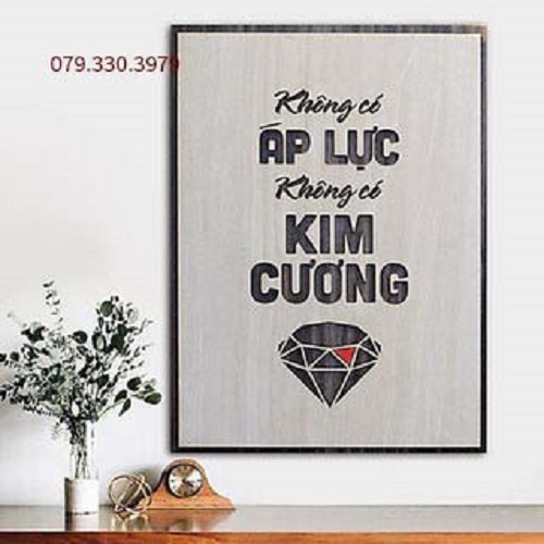 Tranh Trang Trí , Tranh Treo Tường Không Có Áp Lực Không Có Kim Cương Tạo Động Lực Làm Việc