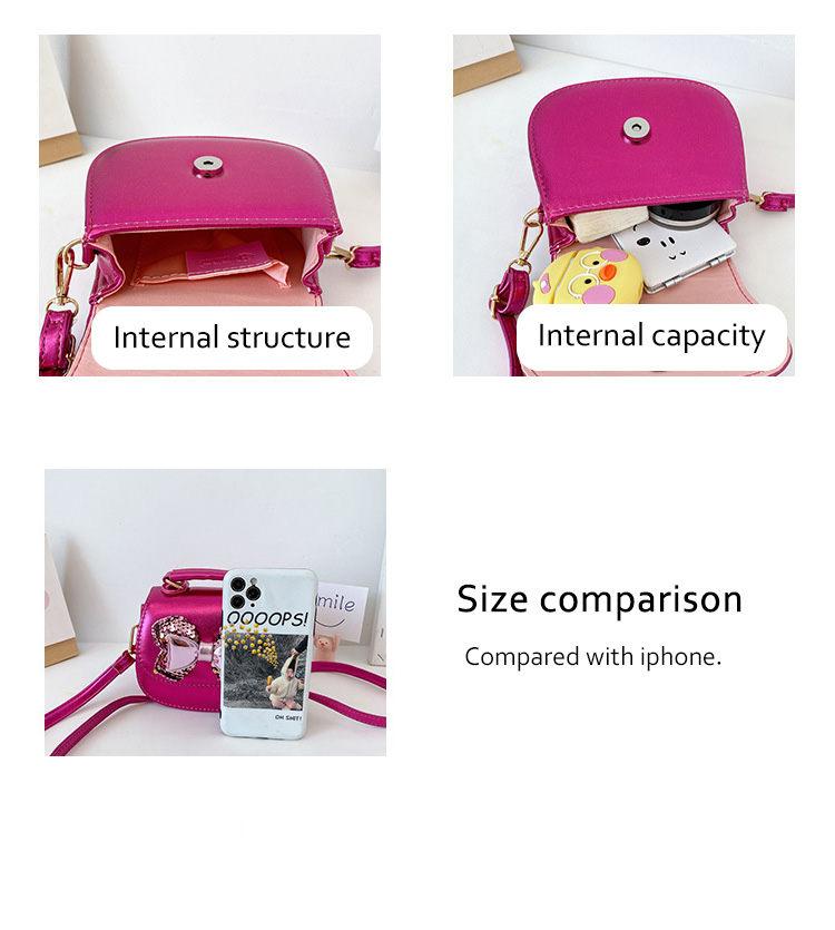 PU Trẻ Em Đeo Vai Bé Mẫu Giáo Túi Thời Trang Cho Bé Đeo Túi Nơ Cho Bé Túi Xách Cho Bé Gái Ví Đựng Tiền Xu