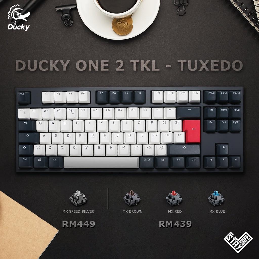 Bàn Phím Cơ Ducky One 2 Tuxedo TKL